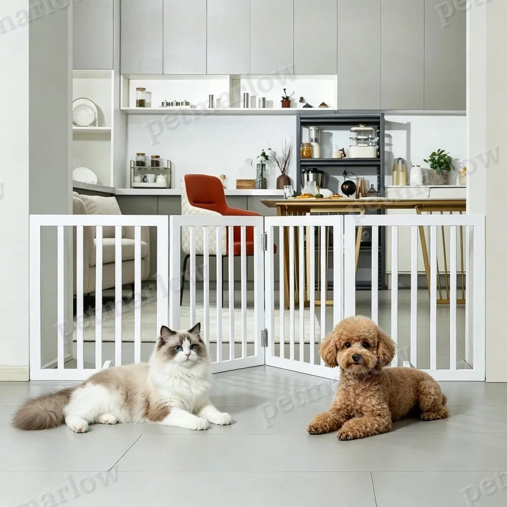 Modern Pet Barrier with Freestanding 80.3 Inches for Indoor – view 3