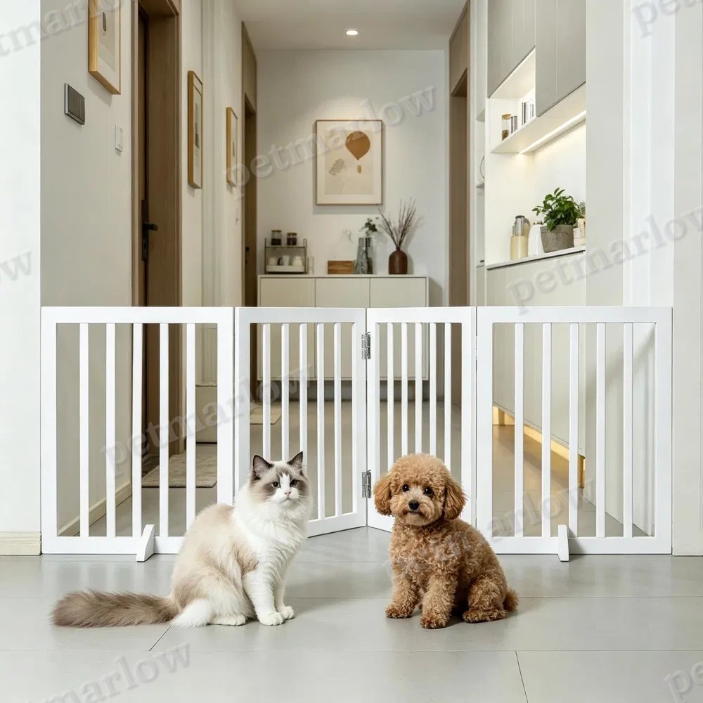 Modern Pet Barrier with Freestanding 80.3 Inches for Indoor – view 5