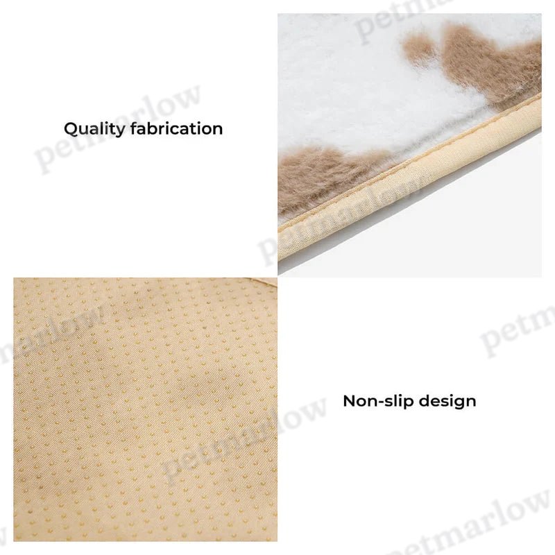Modern Pet Blanket With Cow Print – view 6