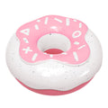 Molar Teeth Cleaning Sound Donut Dog Toy – Pink