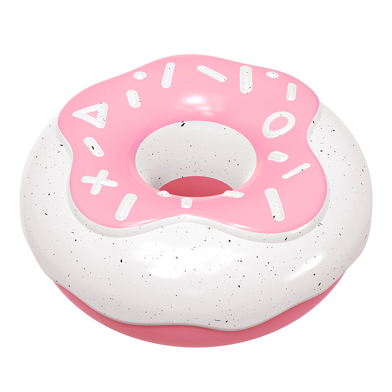 Molar Teeth Cleaning Sound Donut Dog Toy – Pink