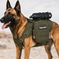 MOLLE-Ready Heavy-Duty Dog Harness (Breathable Mesh) – Green / S