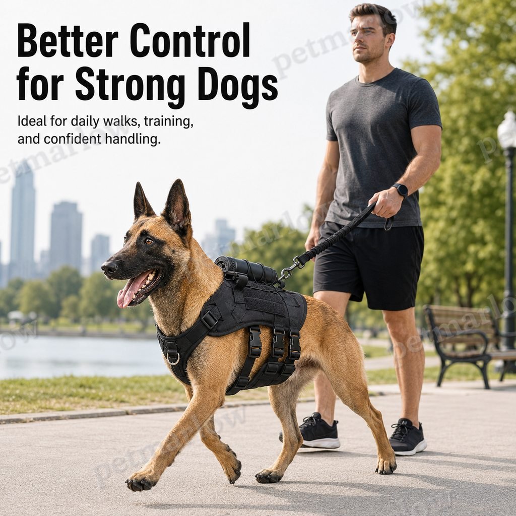 MOLLE-Ready Heavy-Duty Dog Harness (Breathable Mesh) – view 5