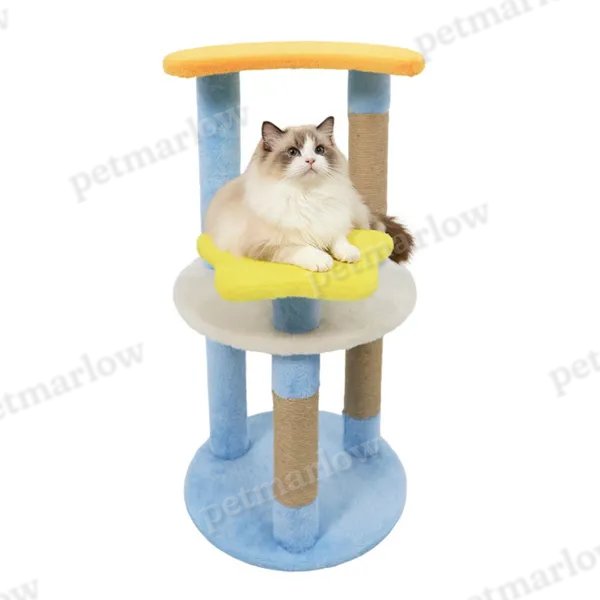 Moon & Star Cat Tree With 4 Levels and Scratching Posts – view 4