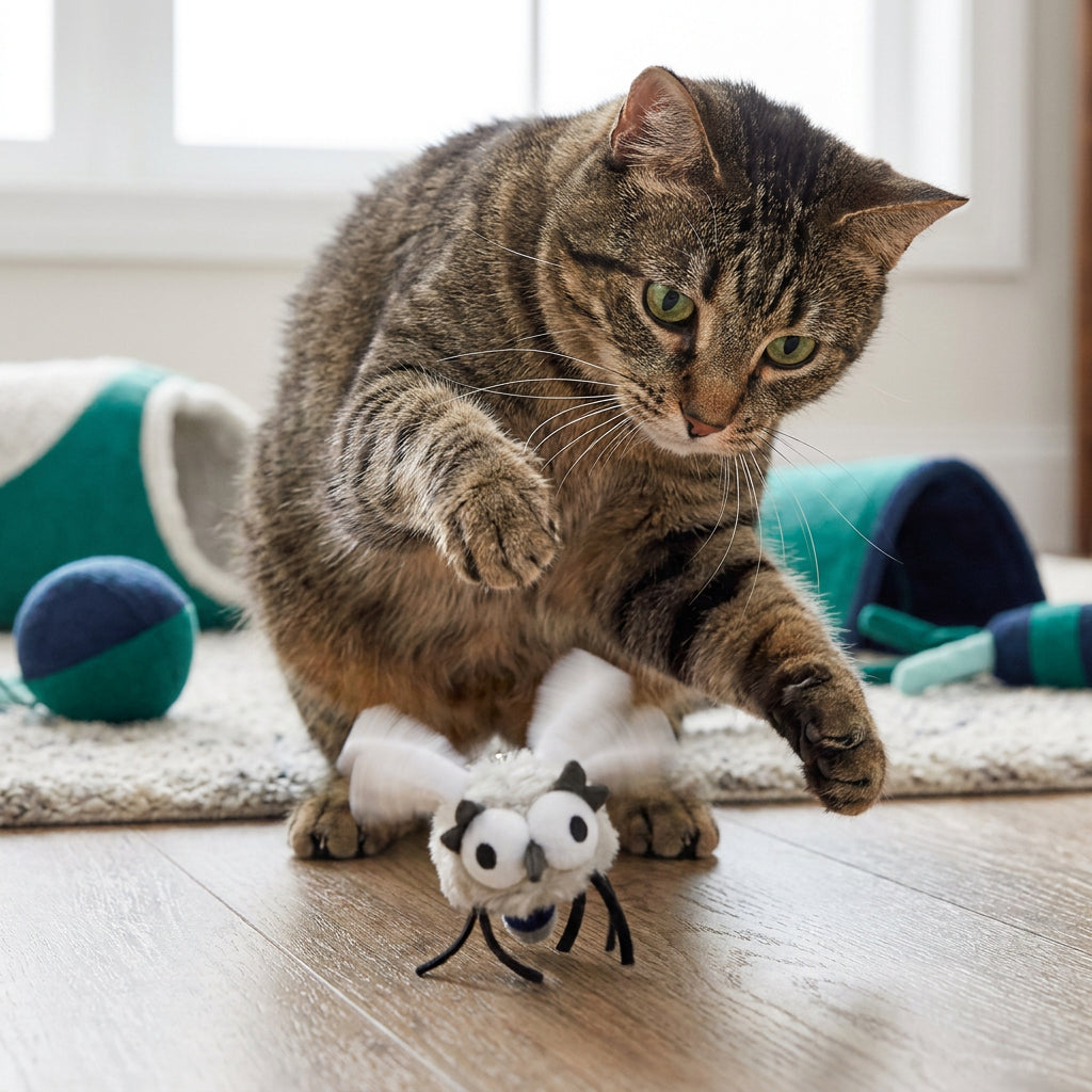 Motion-Activated Flying Insect Cat Toy – Mosquito