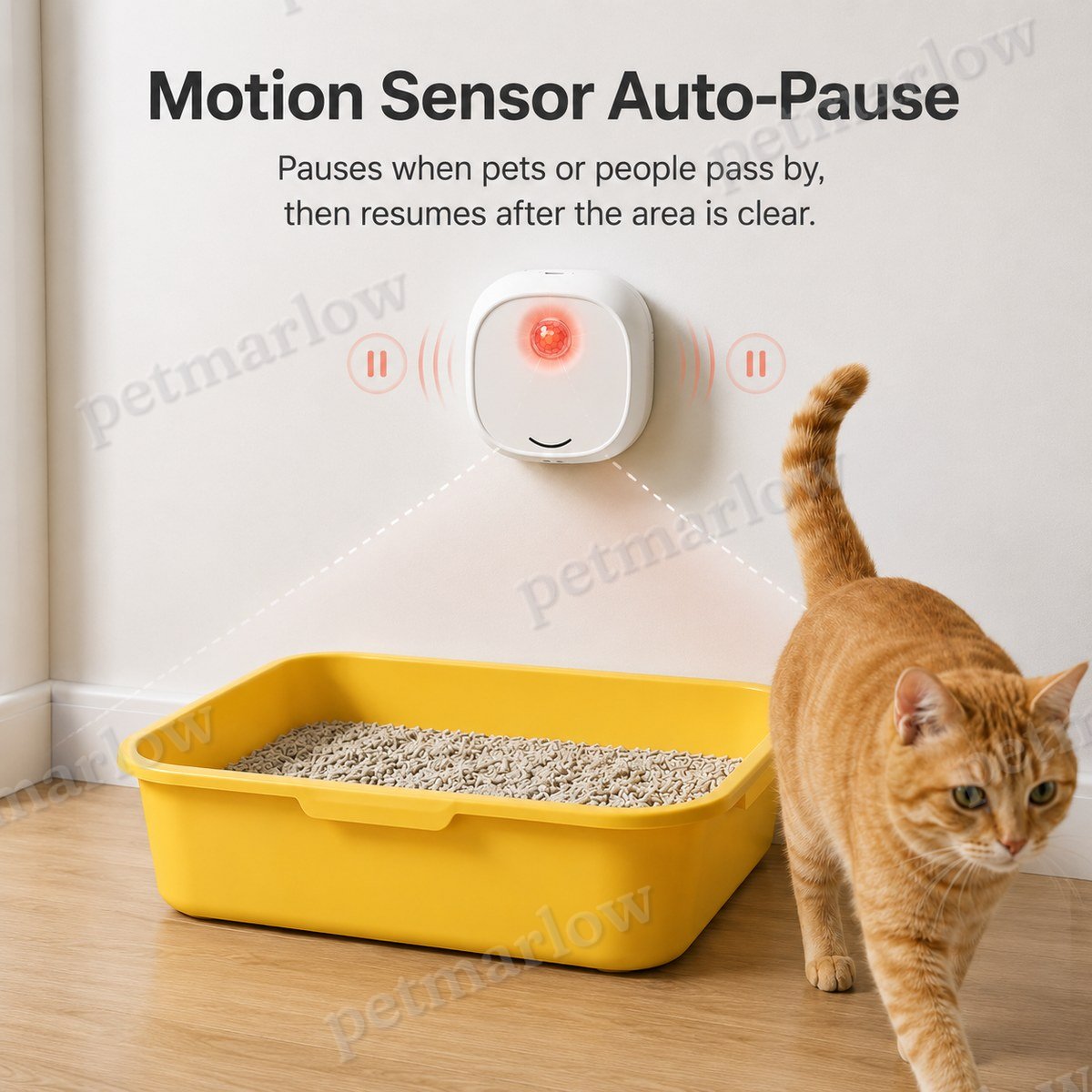 Motion-Sensing USB-C Rechargeable Litter Box Deodorizer – view 2