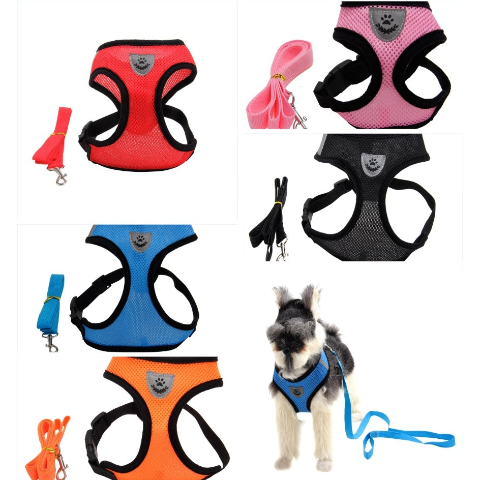 Multi-Color Dog Harness for Stylish Walks