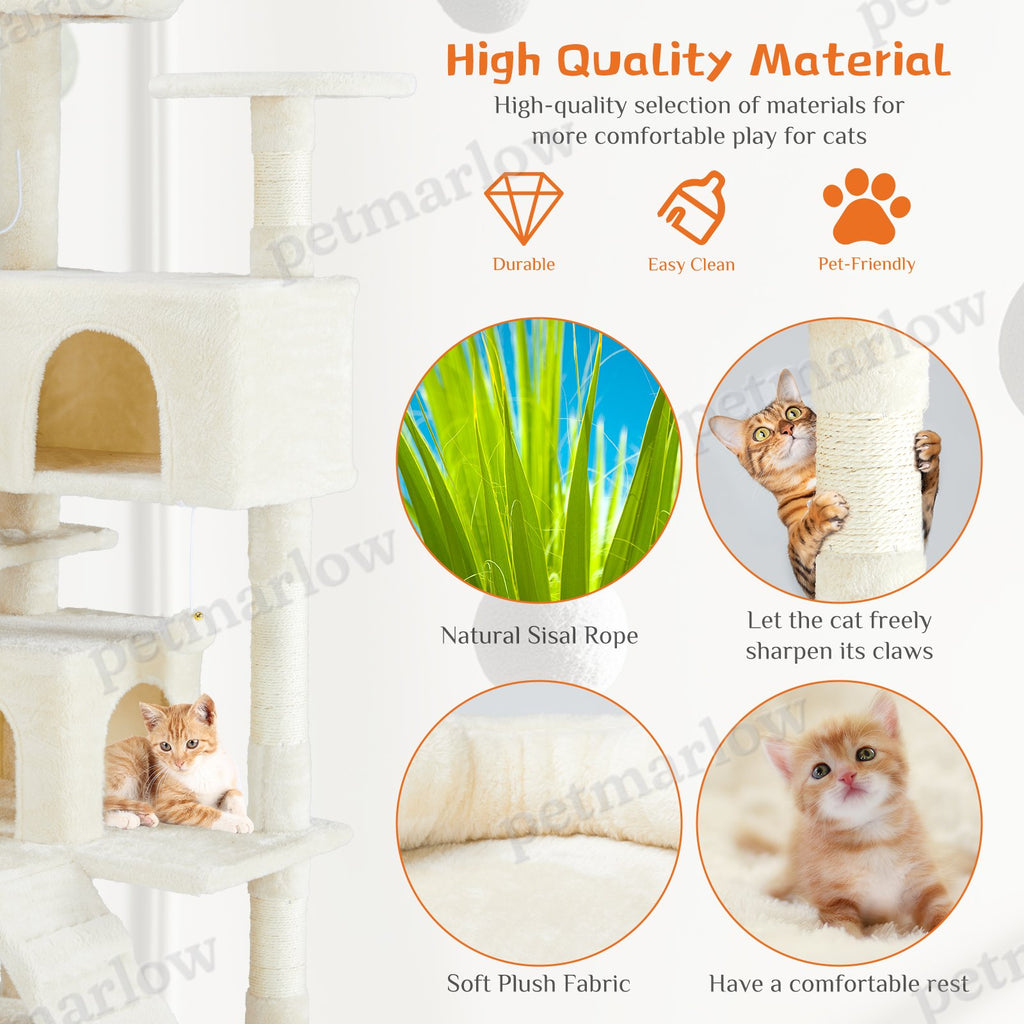 Multi Functional Cat Treehouse Cat Climbing Frame – view 4