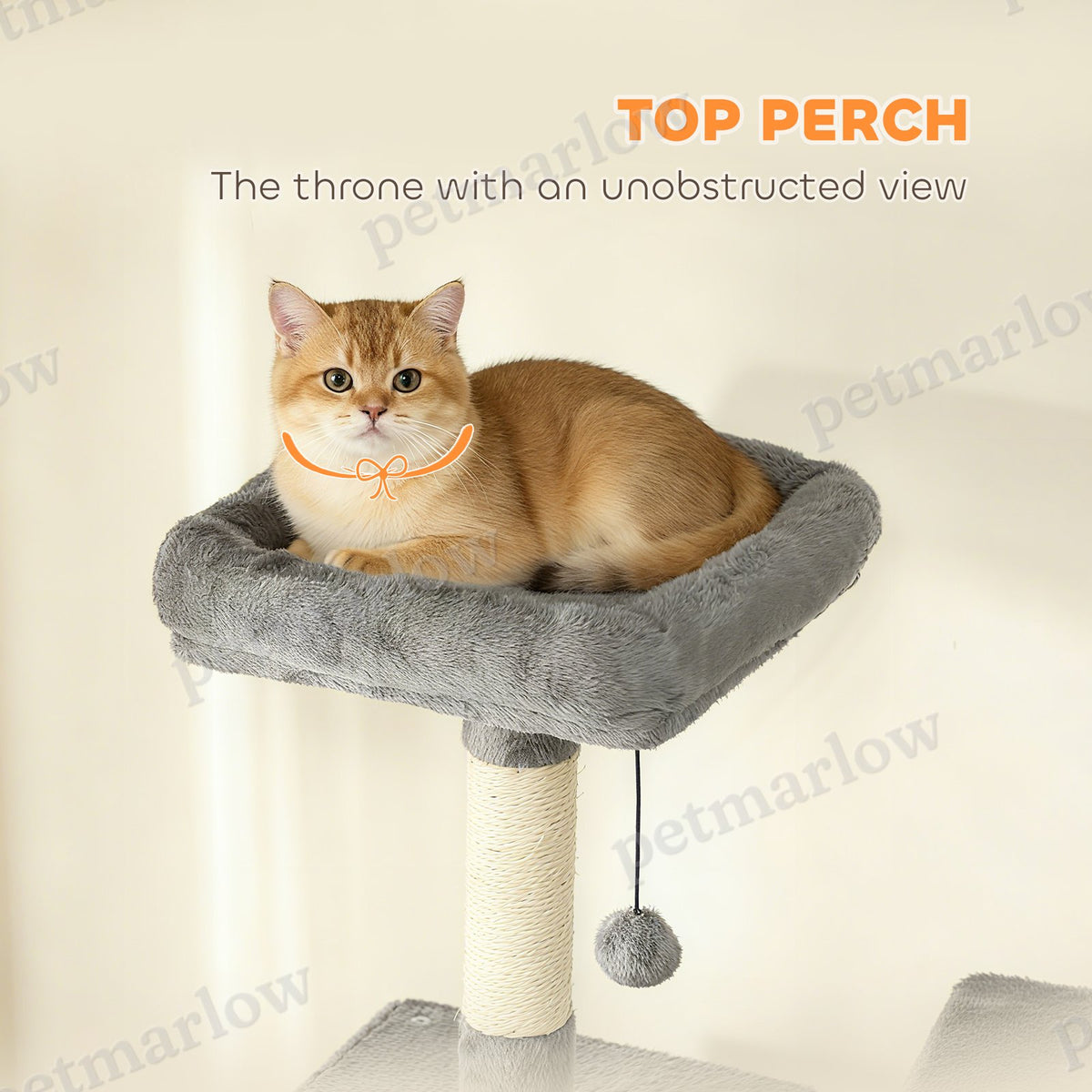 Multi-Level Cat Tower with Condos and Hammocks – view 4