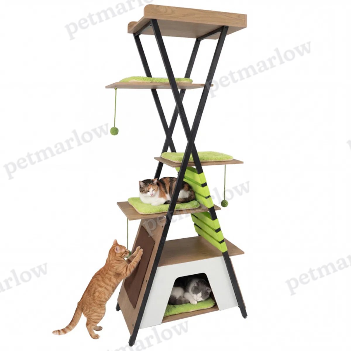 Multi-Level Cat Tree with Condo & Perch for Climbing – view 4