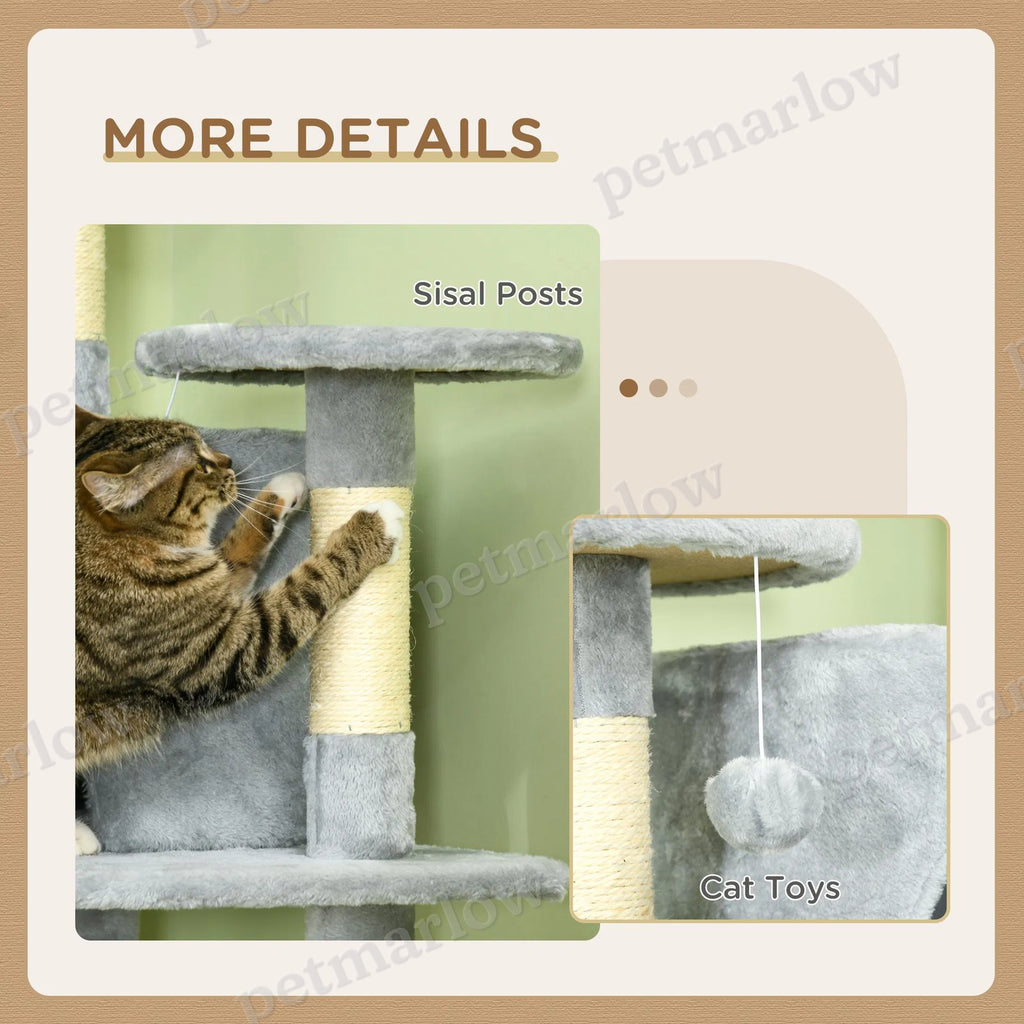 Multi-Level Cat Tree with Condos and Hammocks – view 6