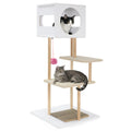 Multi-Level Cat Tree With Scratching Pads and Condo