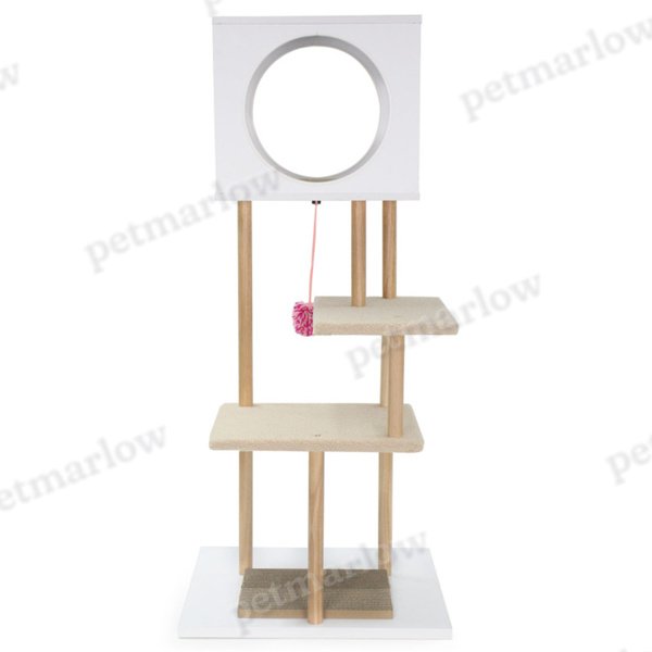 Multi-Level Cat Tree With Scratching Pads and Condo – view 3