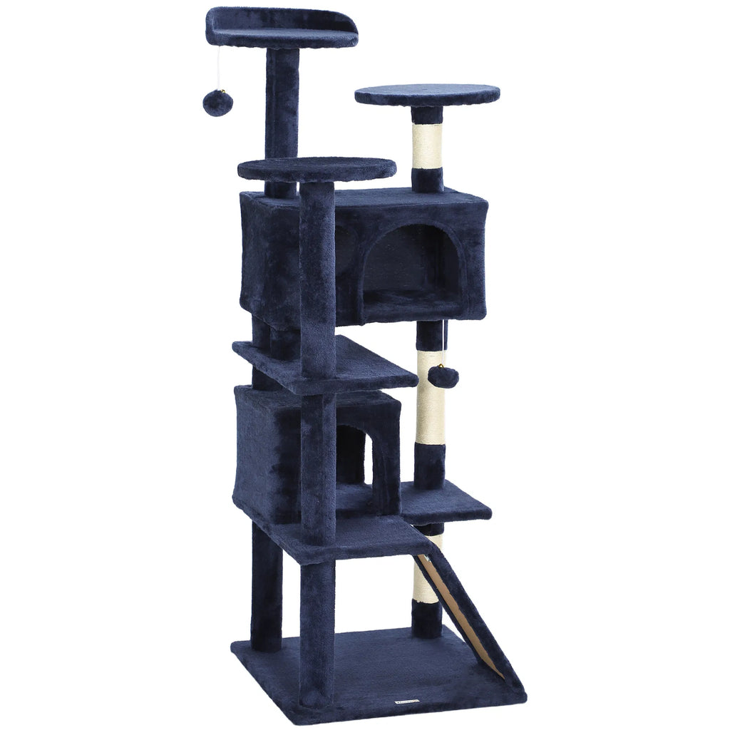 Multi-Level Cat Tree with Scratching Posts and Condos