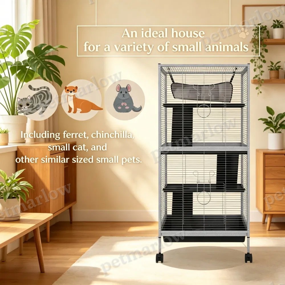 Multi-Tier Pet Habitat for Small Animals – view 4