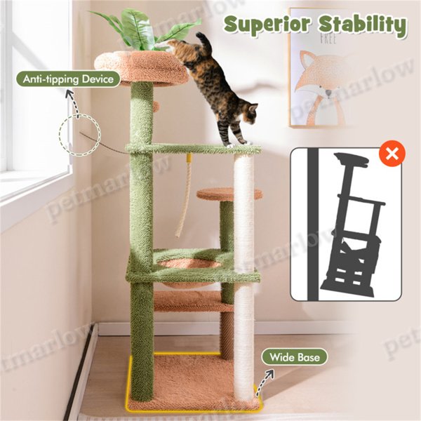Multilevel Cat Tree with Perch and Napping Bed – view 6
