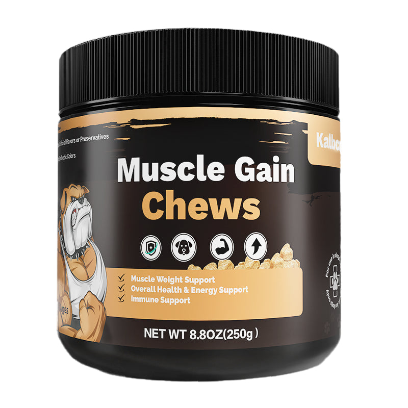 Muscle Gain Chews for Dogs - High Protein Supplement