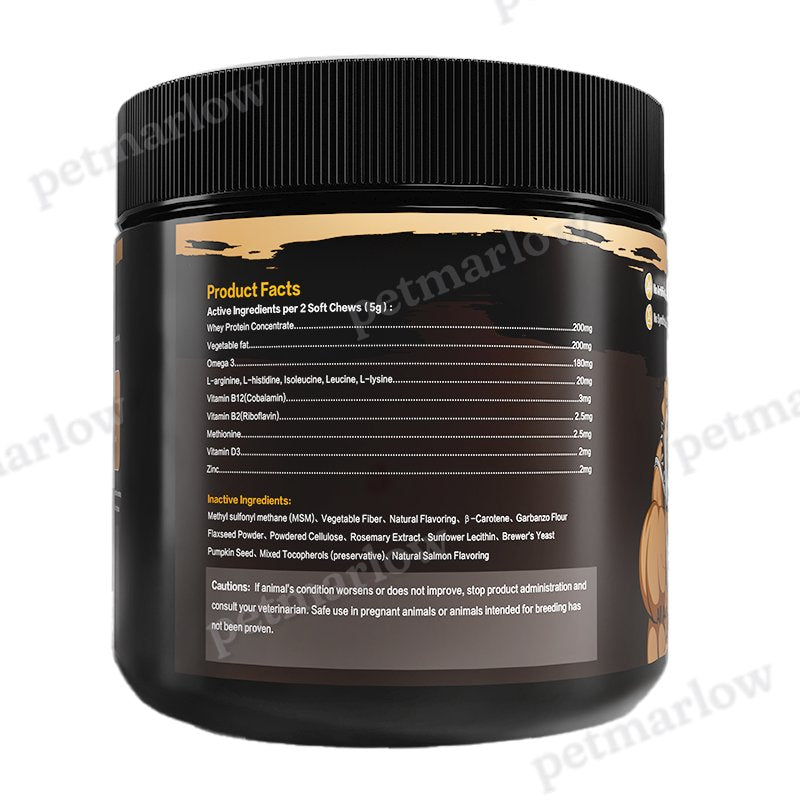Muscle Gain Chews for Dogs - High Protein Supplement – view 2