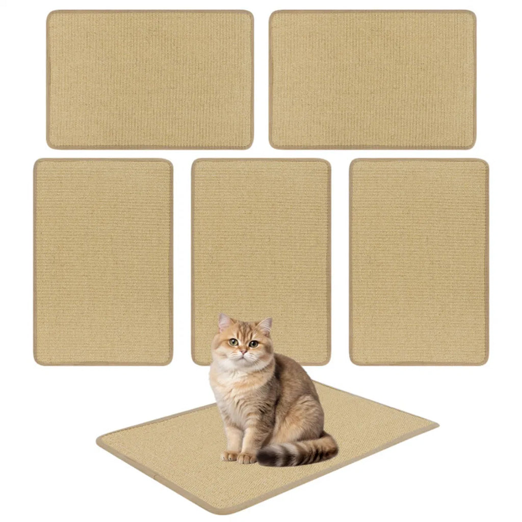 Natural Cat Scratching Mats Set for Furniture Protection