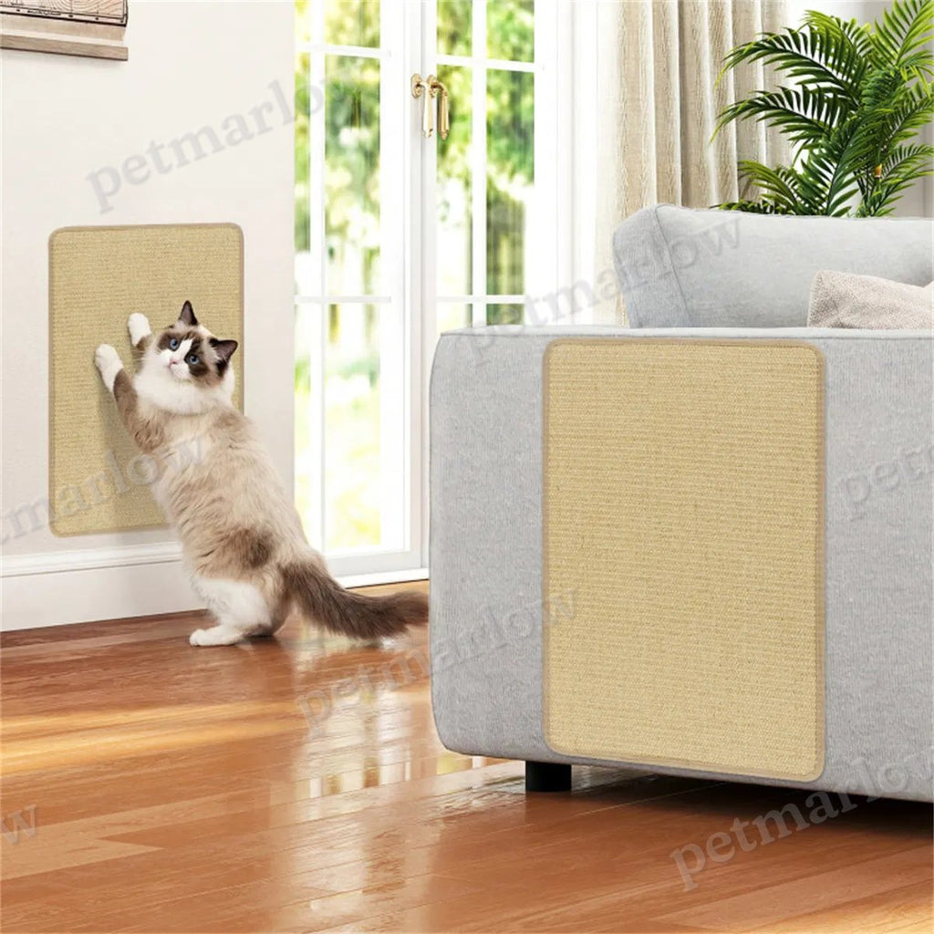 Natural Cat Scratching Mats Set for Furniture Protection – view 5