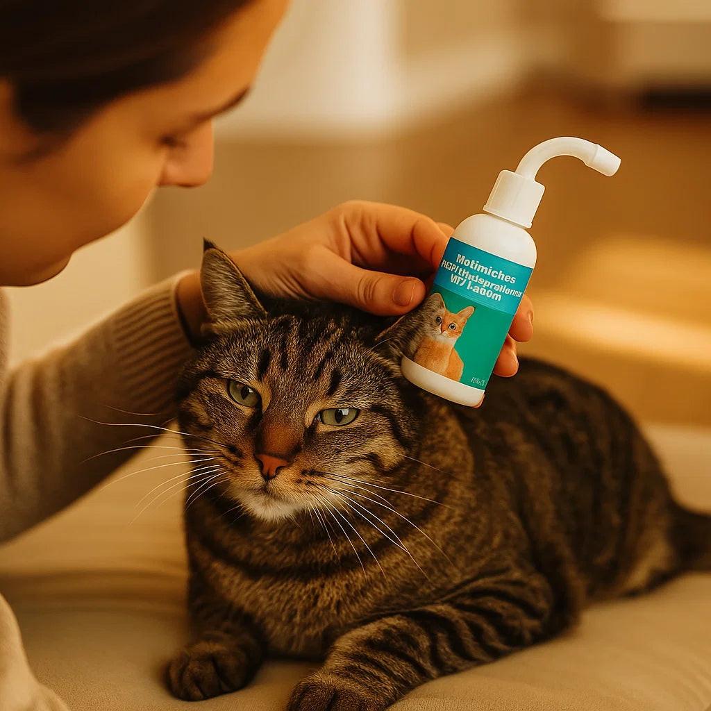 Natural Ear Cleaner for Cats – Ear Drops for Pets 60ml