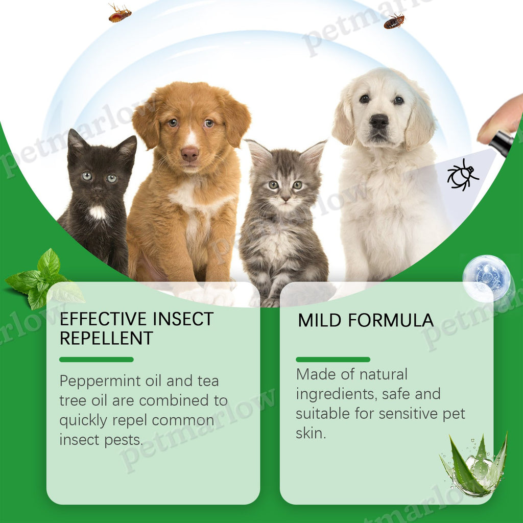 Natural Flea & Tick Spray for Dogs and Cats 100ml – view 2