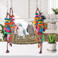 Natural Grass Parrot Climbing Net Hammock For Medium Large Bird Cages – 592 Model 1