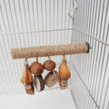 Natural Hemp Rope Hanging Parrot Toy For Colorful Bird Accessories – woodiness