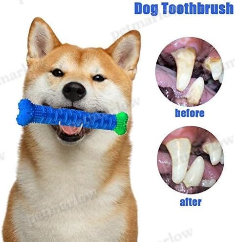 Natural Rubber Bite Resistant Dog Toothbrush Toy – view 2