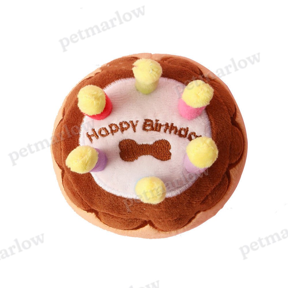 New Product Pet Plush Toy Pet Birthday Candle Cake – view 3