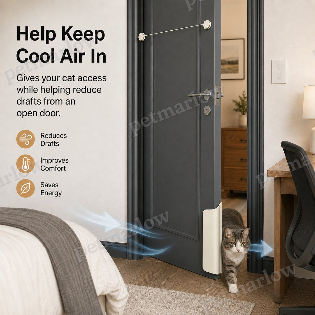 No-Drill Auto-Close Cat Door Helper – view 2