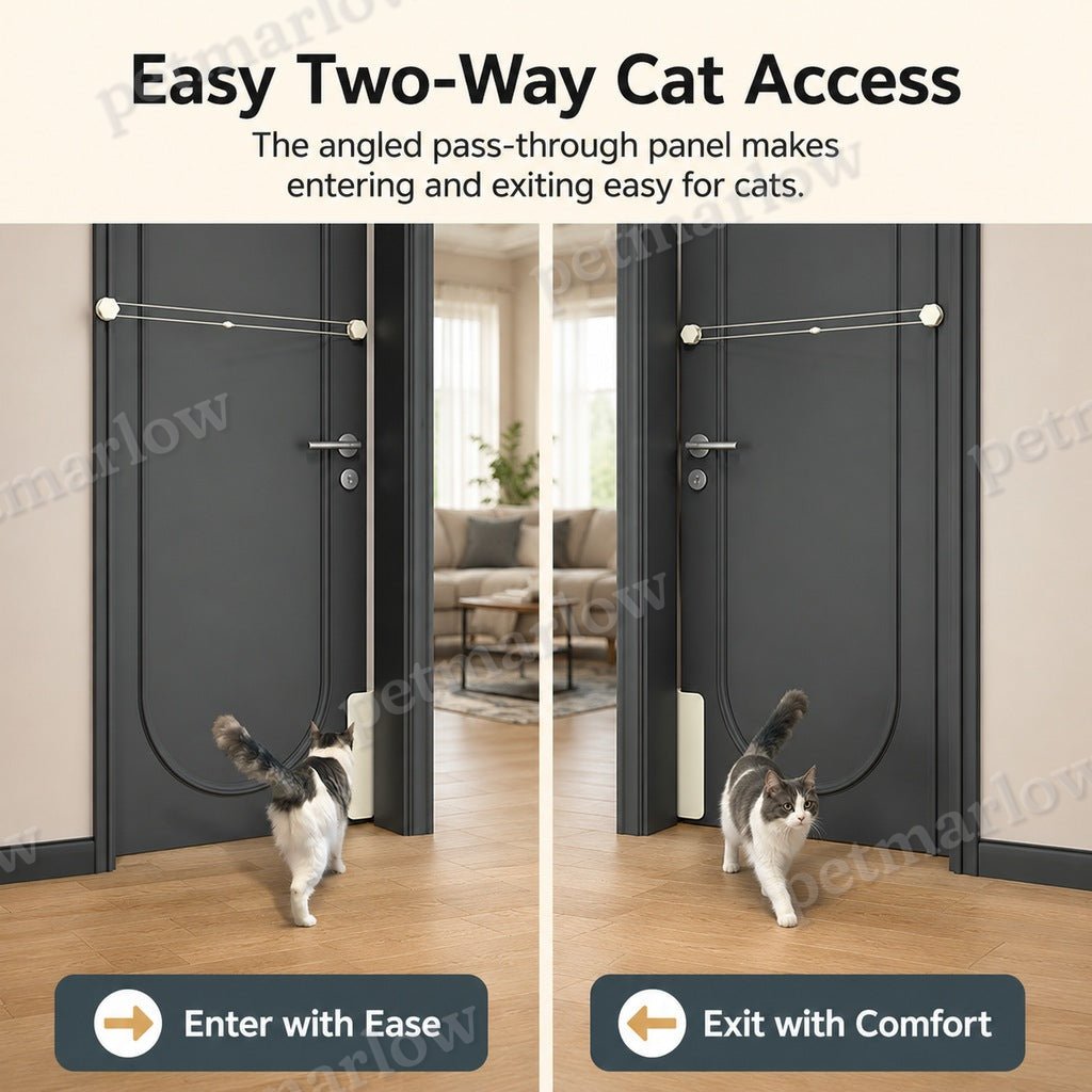 No-Drill Auto-Close Cat Door Helper – view 5