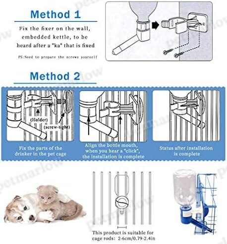 No-drip 350ml Dog Water Dispenser Adjustable and Detachable – view 5