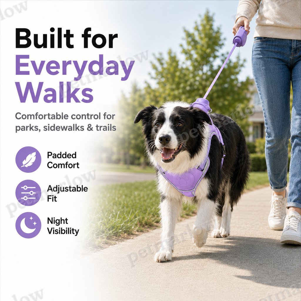 No-Pull Built-In Retractable Leash Dog Harness – view 4