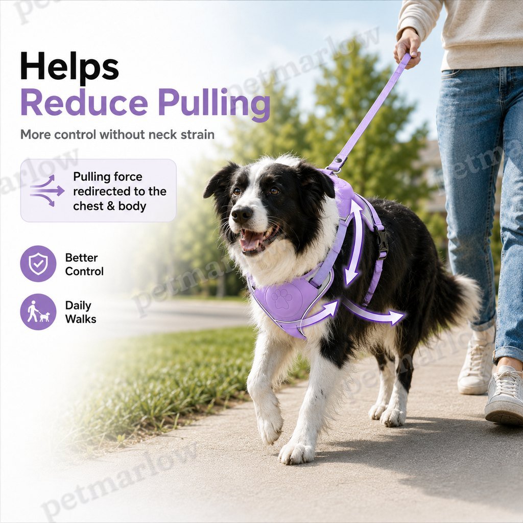 No-Pull Built-In Retractable Leash Dog Harness – view 5