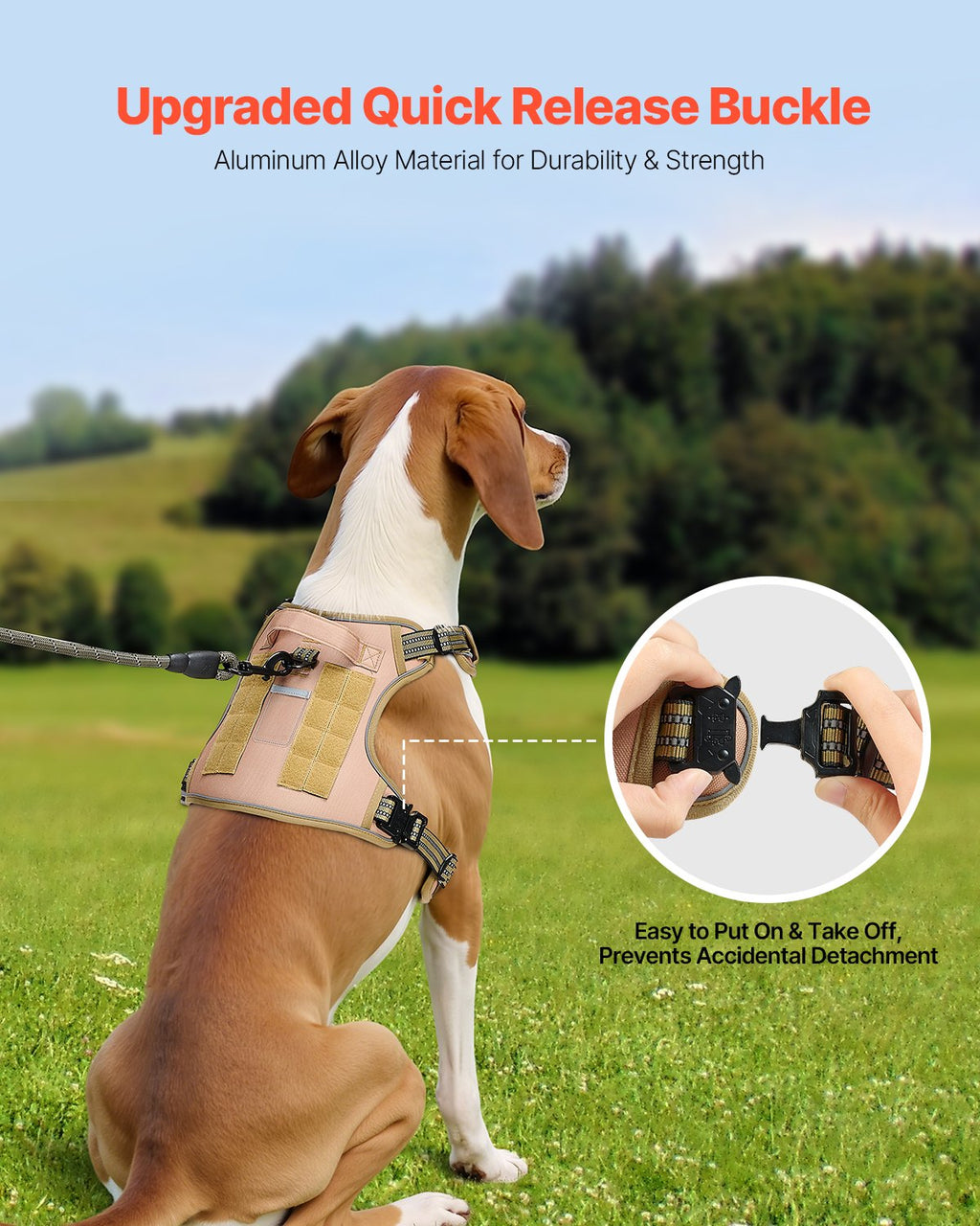 No Pull Tactical Dog Harness