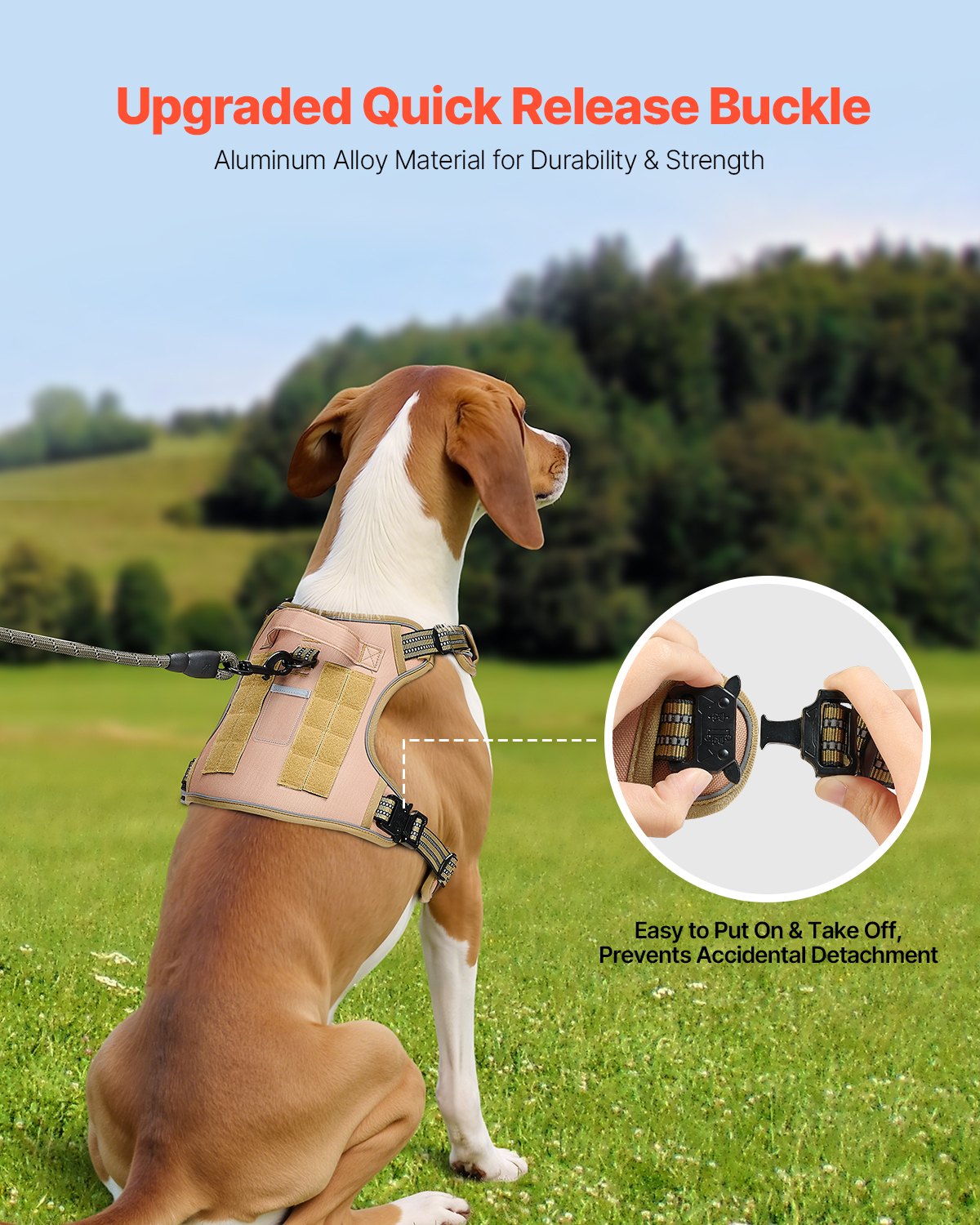 No Pull Tactical Dog Harness