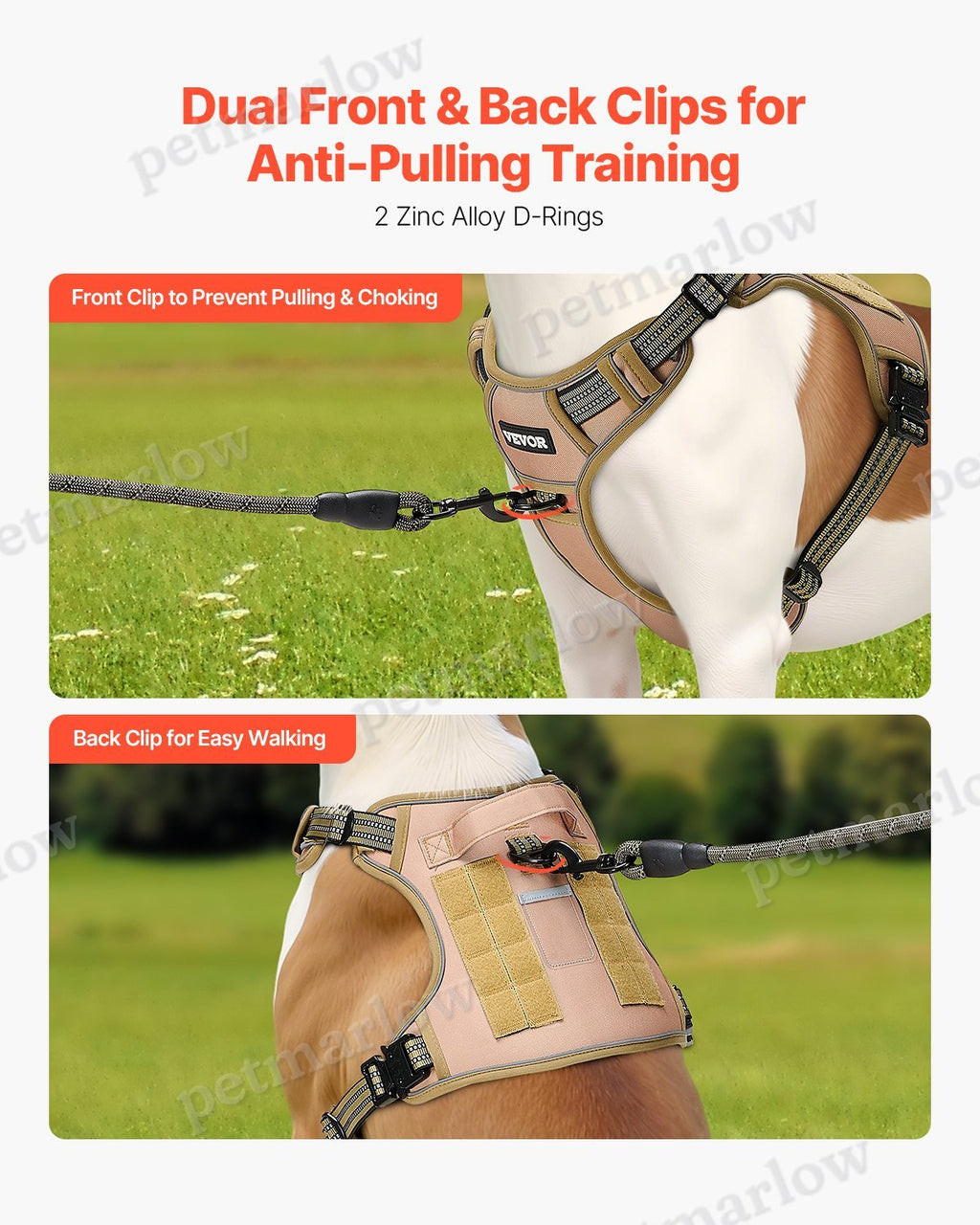 No Pull Tactical Dog Harness – view 4