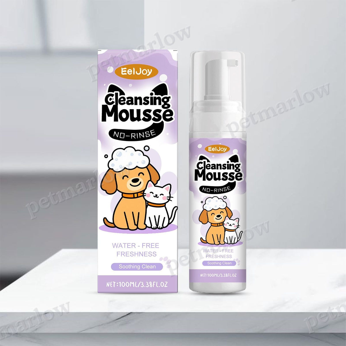 No-Rinse Pet Face Cleansing Mousse for Dogs and Cats – view 2
