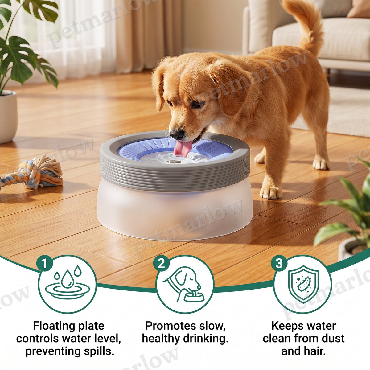 No-Spill Dog Water Bowl – view 5