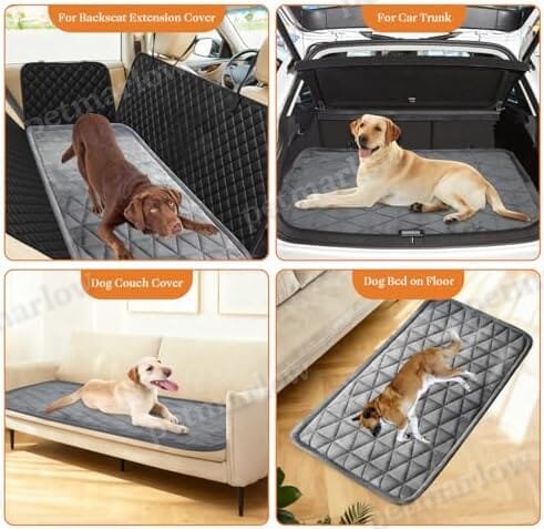 Non-Slip Dog Bed for Car Back Seat Cover – view 2