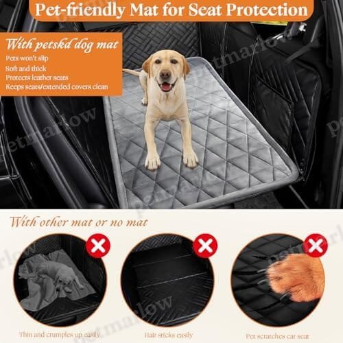 Non-Slip Dog Bed for Car Back Seat Cover – view 5