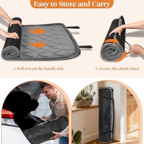Non-Slip Dog Bed for Car Back Seat Cover – view 8