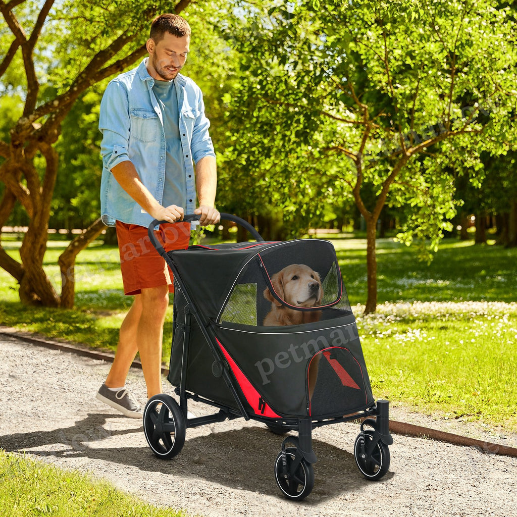 One-Click Foldable Dog Stroller for M, L Dogs – view 4