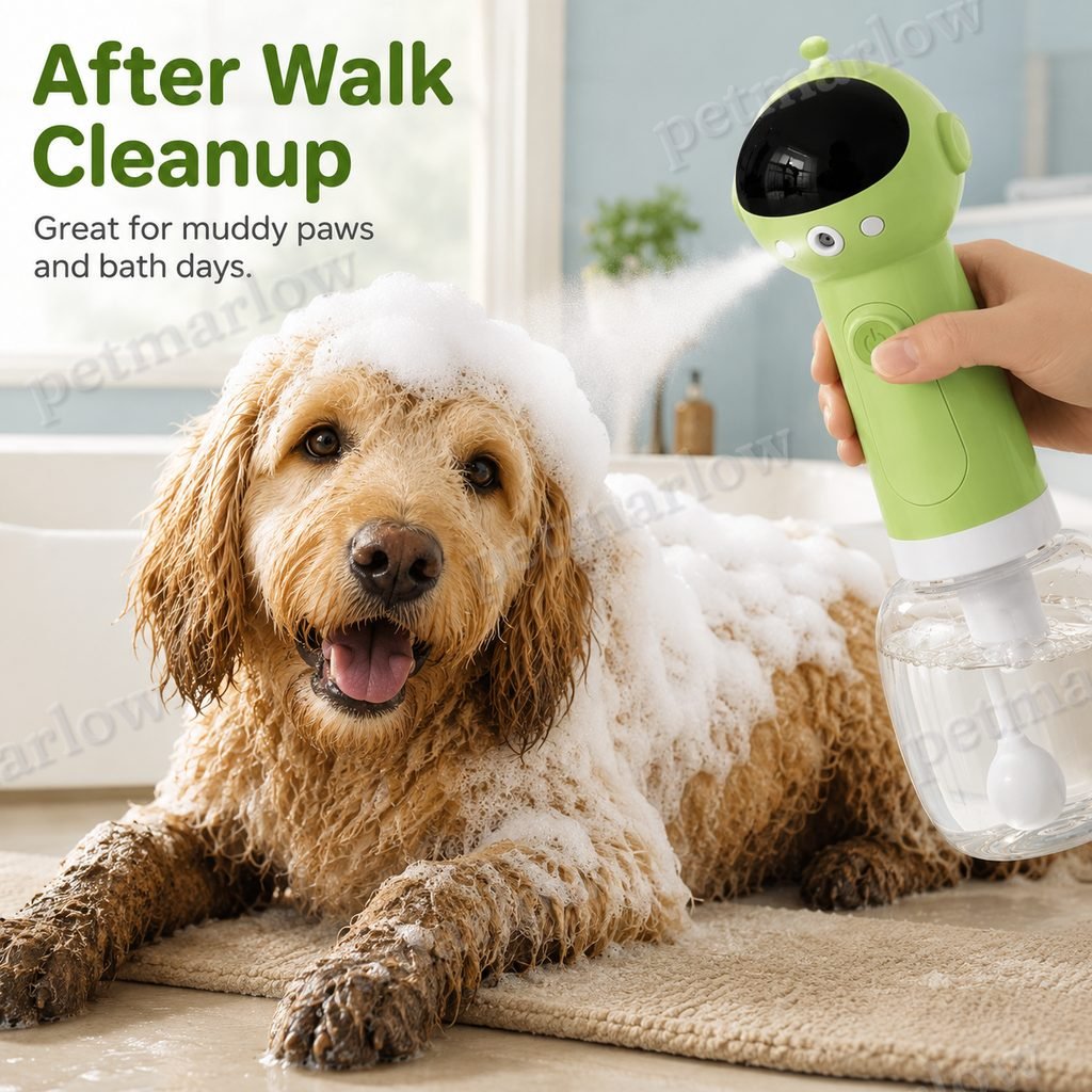 One-Press Dense Foam & Magnetic Rechargeable Dog Shampoo Foamer – view 5