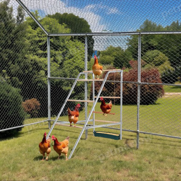 Outdoor Chicken Perch for Poultry Play and Rest – view 3