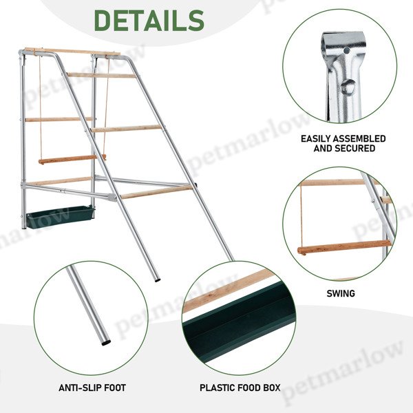 Outdoor Chicken Perch for Poultry Play and Rest – view 6