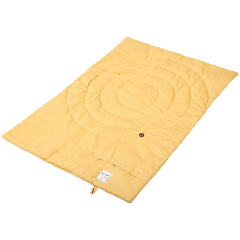 Outdoor Dog Bed Blanket Water Resistant Camping Travel Pet Mat – Yellow / 65*95CM