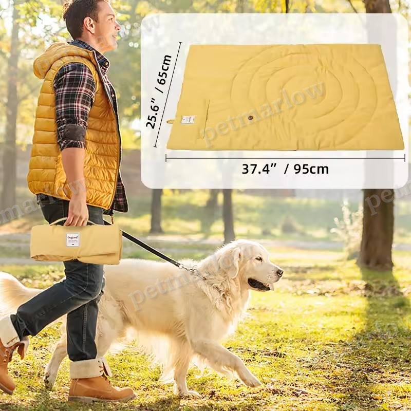 Outdoor Dog Bed Blanket Water Resistant Camping Travel Pet Mat – view 6