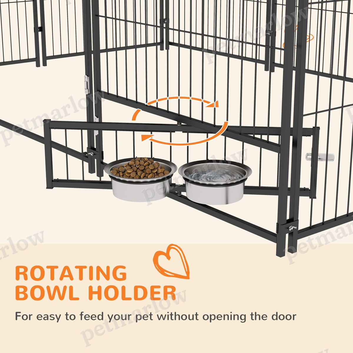 Outdoor Dog Kennel with Canopy for Play and Comfort – view 6